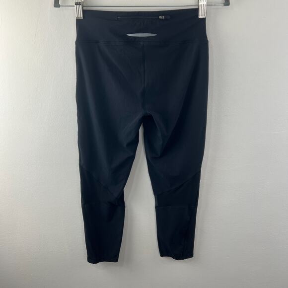 Under Armour Black Tech Mesh Crop Capri Pants All Season Leggings Yoga XS - Picture 4 of 8